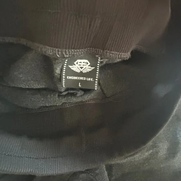 Body Engineer Joggers, Large (Black and Grey) - Picture 3 of 4